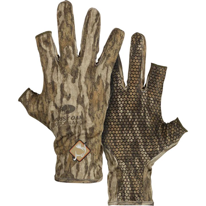 Ol' Tom Fingerless Performance Stretch-Fit Turkey Gloves-Hunting/Outdoors-Bottomland-Kevin's Fine Outdoor Gear & Apparel