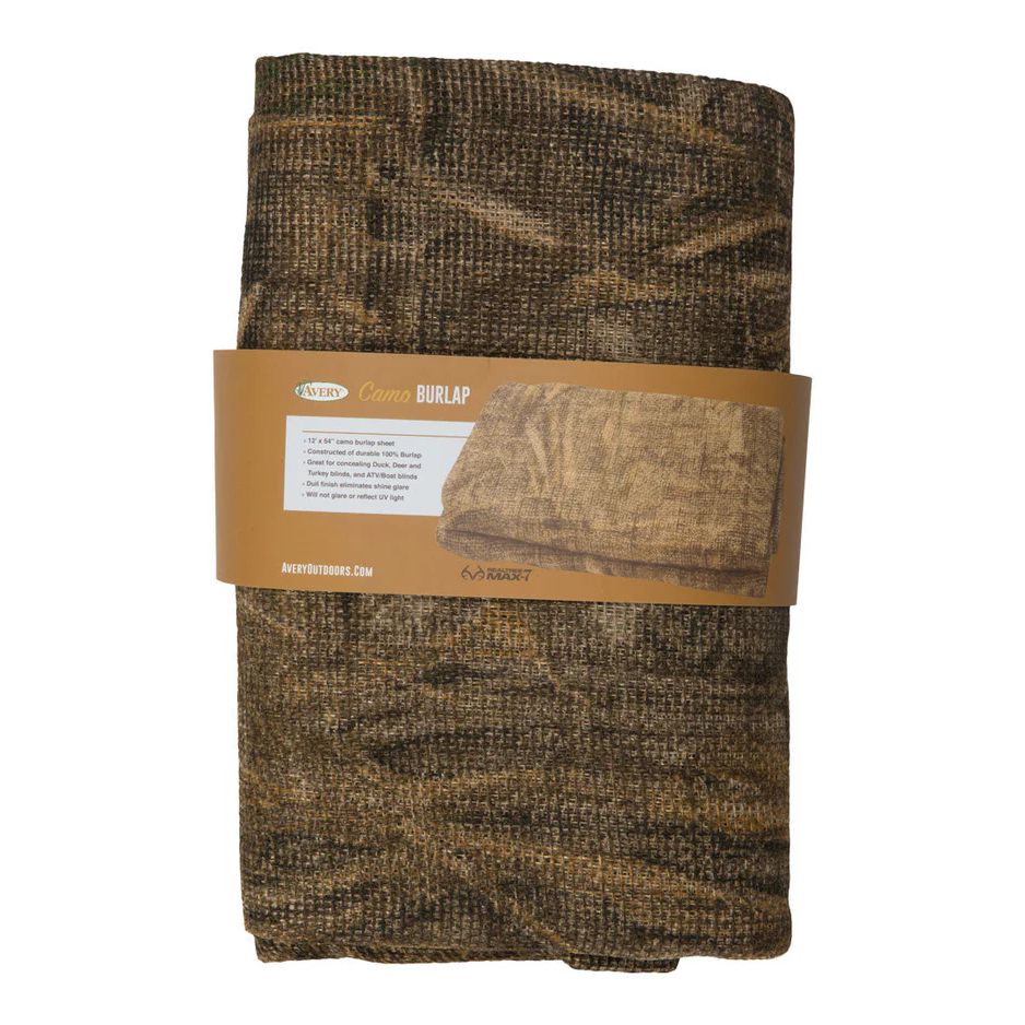 Avery 12' Camo Burlap Fabric--Kevin's Fine Outdoor Gear & Apparel