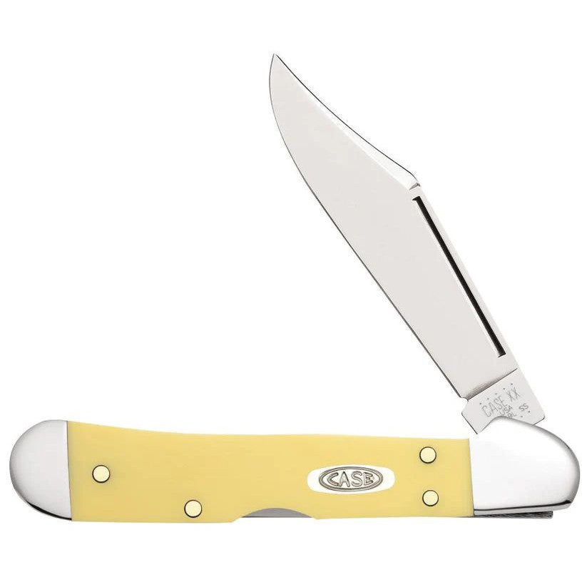 Case 30116 Yellow Synthetic Smooth Mini Copperlock-Knives & Tools-Kevin's Fine Outdoor Gear & Apparel