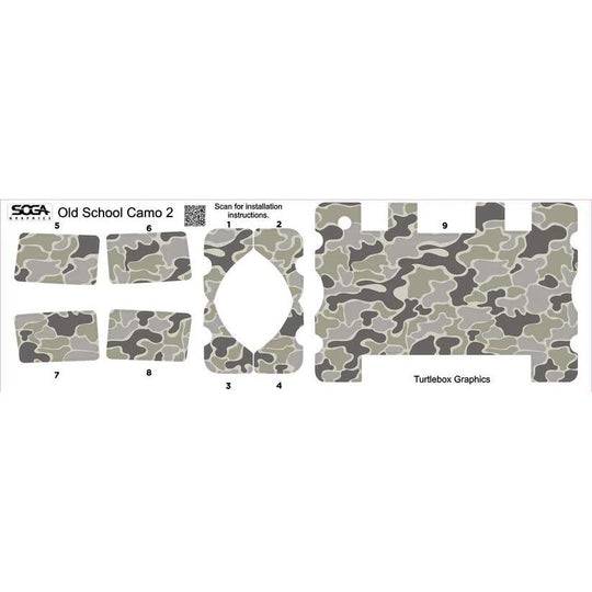 Custom Turtlebox Skin-outdoor-Green Old School Camo-Kevin's Fine Outdoor Gear & Apparel