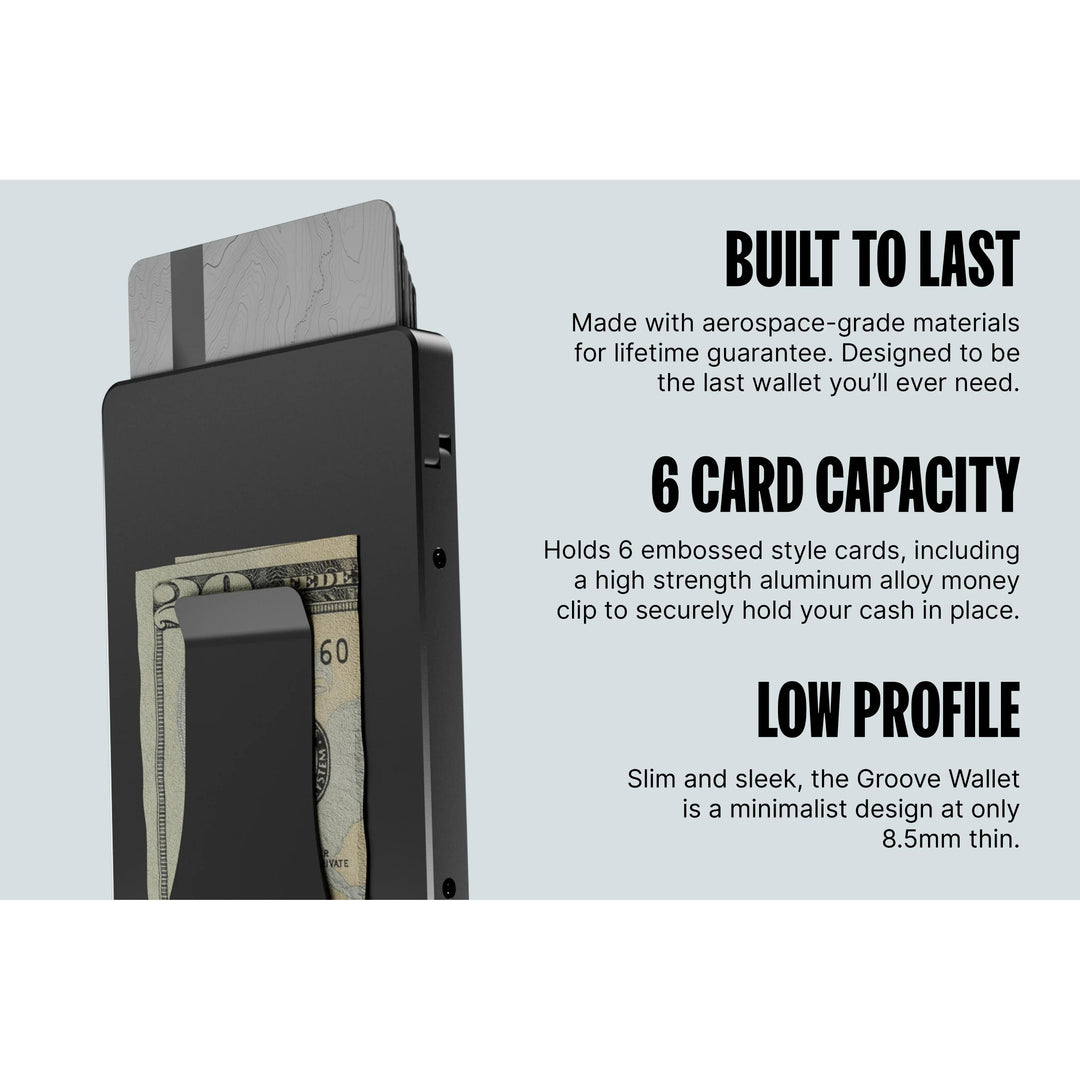 Groove Life Groove Wallet With Money Clip-Kevin's Fine Outdoor Gear & Apparel