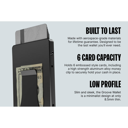 Groove Life Groove Wallet With Money Clip-Kevin's Fine Outdoor Gear & Apparel