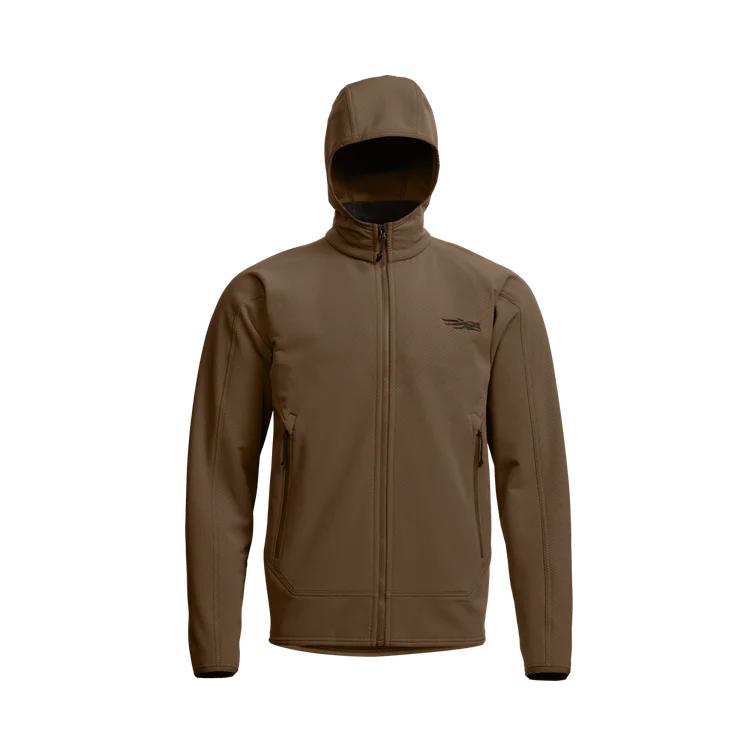 Sitka Alpha Fleece Hooded Jacket-Men's Clothing-Cattail Brown-M-Kevin's Fine Outdoor Gear & Apparel