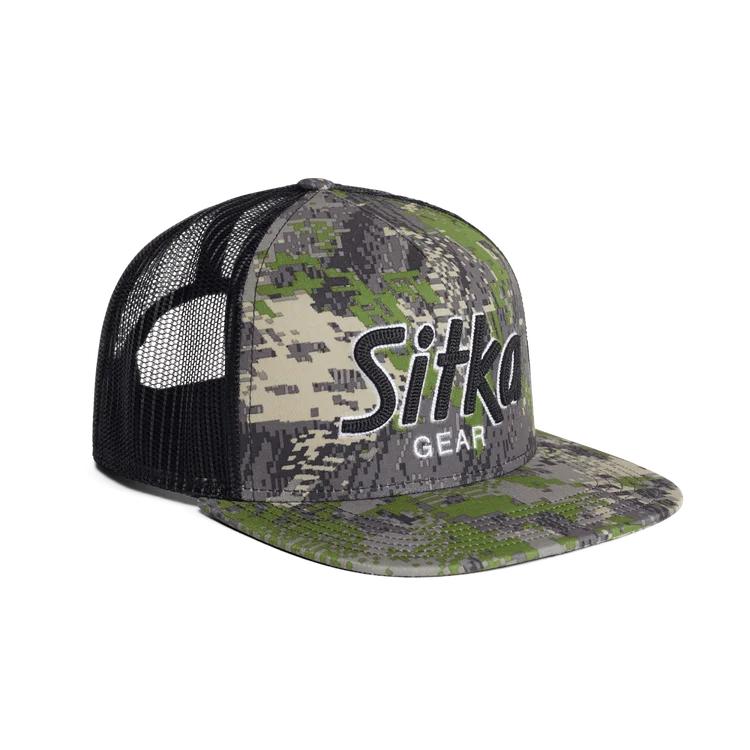 Sitka 90's Script Hi Pro Trucker Cap-Men's Accessories-Cover-Kevin's Fine Outdoor Gear & Apparel