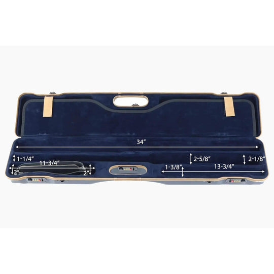 Negrini Deluxe Ultra-Compact Two-Barrel Sporting Takedown Case 16402LX-2C/6205-Hunting/Outdoors-Kevin's Fine Outdoor Gear & Apparel