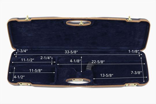 Negrini Deluxe Over-Under Sporter Shotgun Case 1654LX/5166