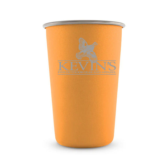 Kevin's Stainless Steel Pint Cup-Home/Giftware-Bright Peach-Kevin's Fine Outdoor Gear & Apparel