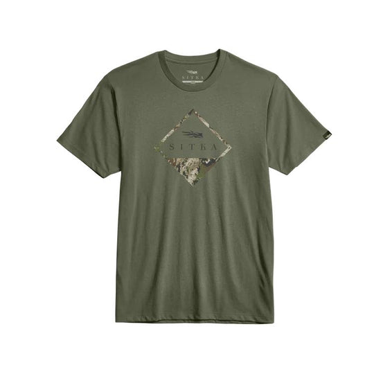 Sitka Optifade Badge Tee-Men's Clothing-Olive Green-S-Kevin's Fine Outdoor Gear & Apparel