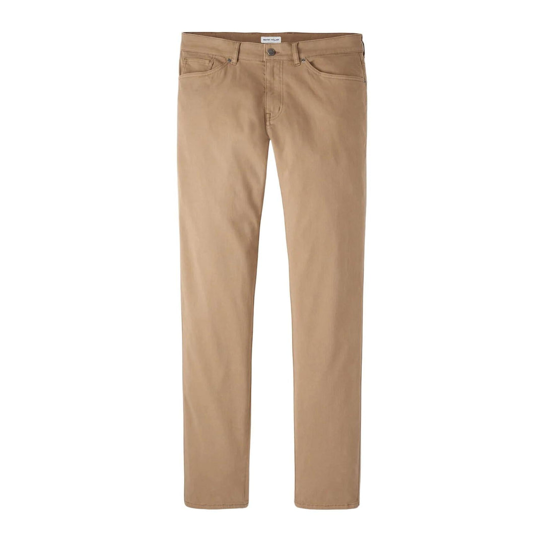 Peter Millar Signature Sateen Five Pocket Pant-Men's Clothing-Rye-30-30-Kevin's Fine Outdoor Gear & Apparel