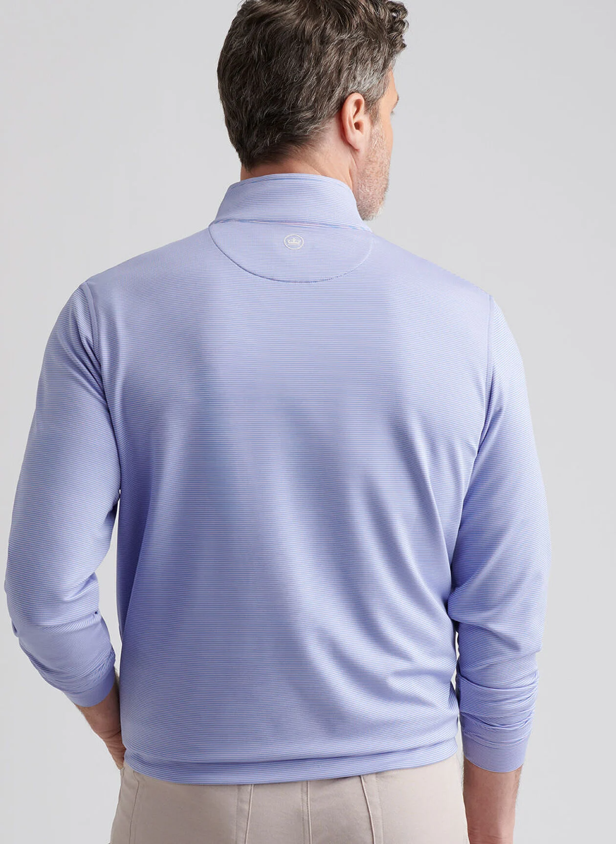 Peter Millar Perth Sugar Stripe Performance Quarter-Zip