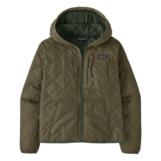 Patagonia Women's Diamond Quilted Bomber Hoody-Women's Clothing-Basin Green-XS-Kevin's Fine Outdoor Gear & Apparel
