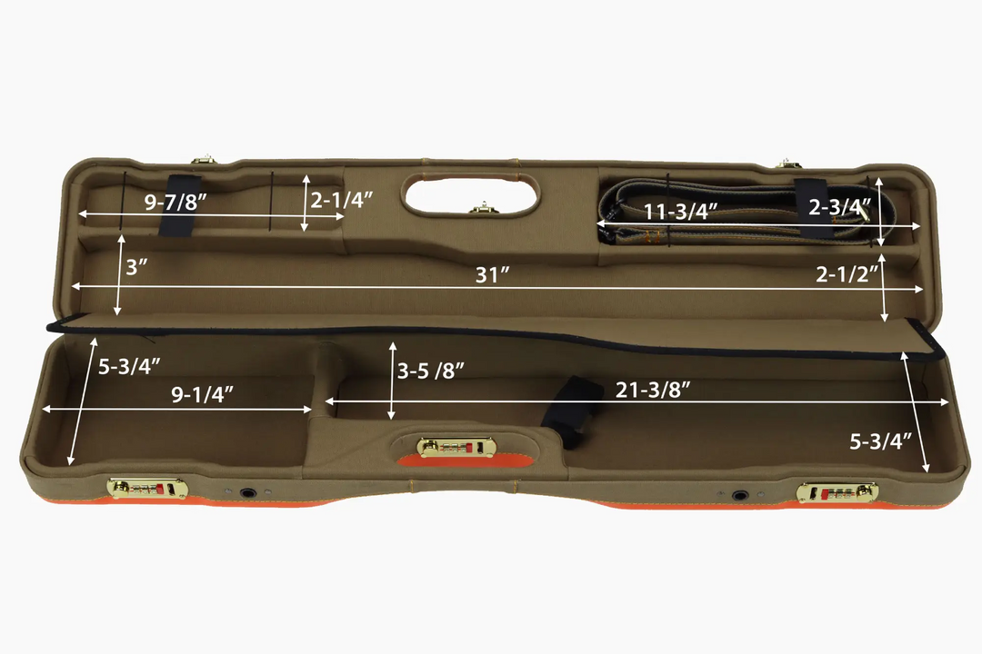 Negrini Wings Uplander Ultra-Compact OU,SXS Shotgun Case 16405LXP/6272