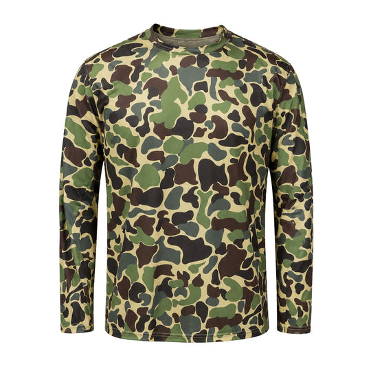 Kevin's Camo Langarm-Performance-T-Shirt