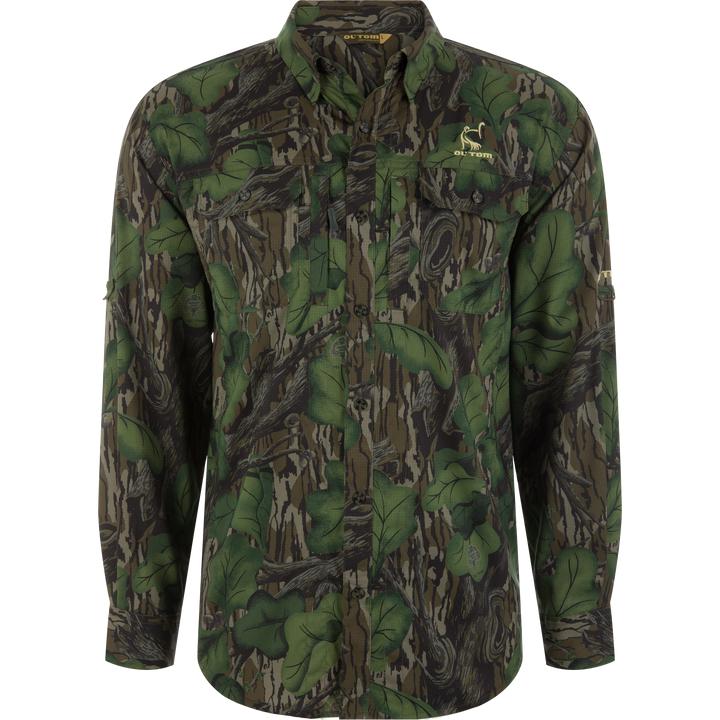Ol' Tom L/S Camo Wingshooter Trey Shirt-Men's Clothing-Full Foliage-S-Kevin's Fine Outdoor Gear & Apparel