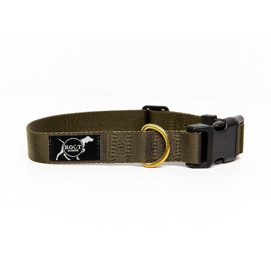 ROCT Outdoor St. Croix Dog Collar-Pet Supply-Moss-Small/ Medium 12″-18″-Kevin's Fine Outdoor Gear & Apparel