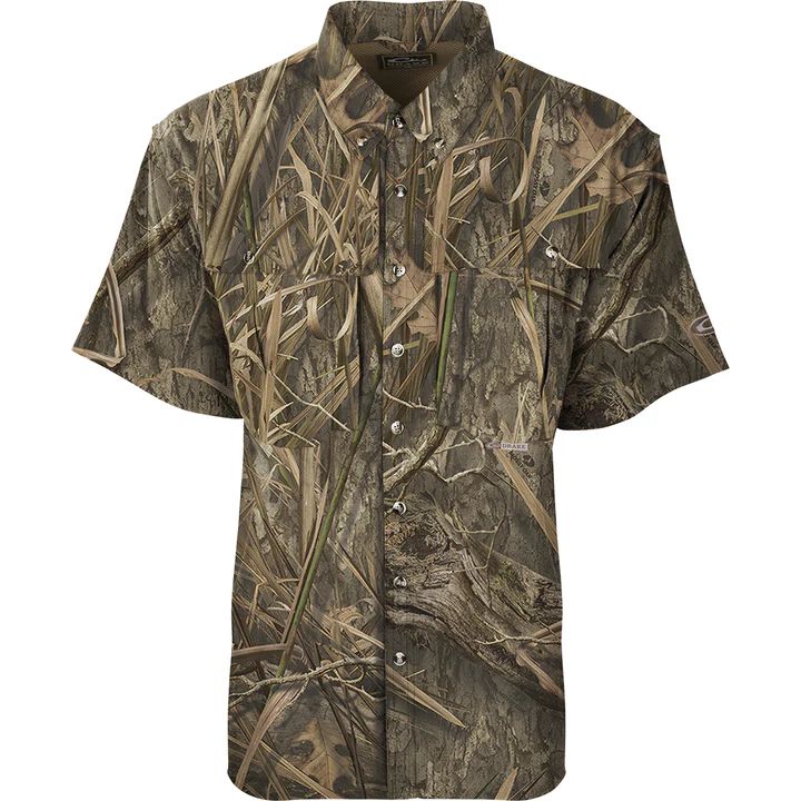 Drake Camo Flyweight Wingshooter's Shirt-Men's Clothing-Habitat-S-Kevin's Fine Outdoor Gear & Apparel