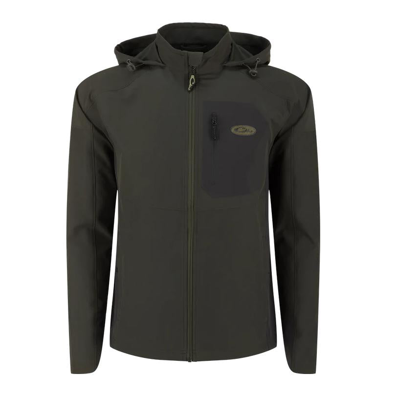 Drake Rain Brake Lightweight Softshell Jacket-Black Olive-M-Kevin's Fine Outdoor Gear & Apparel
