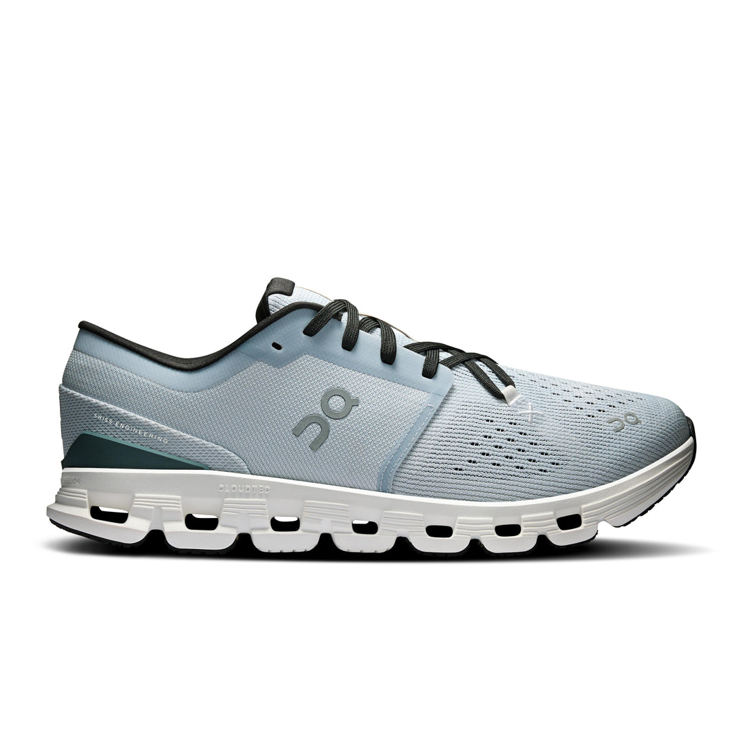 On Running Men's Cloud X 4 Shoes-Men's Footwear-Glacier | Stone-8-Kevin's Fine Outdoor Gear & Apparel
