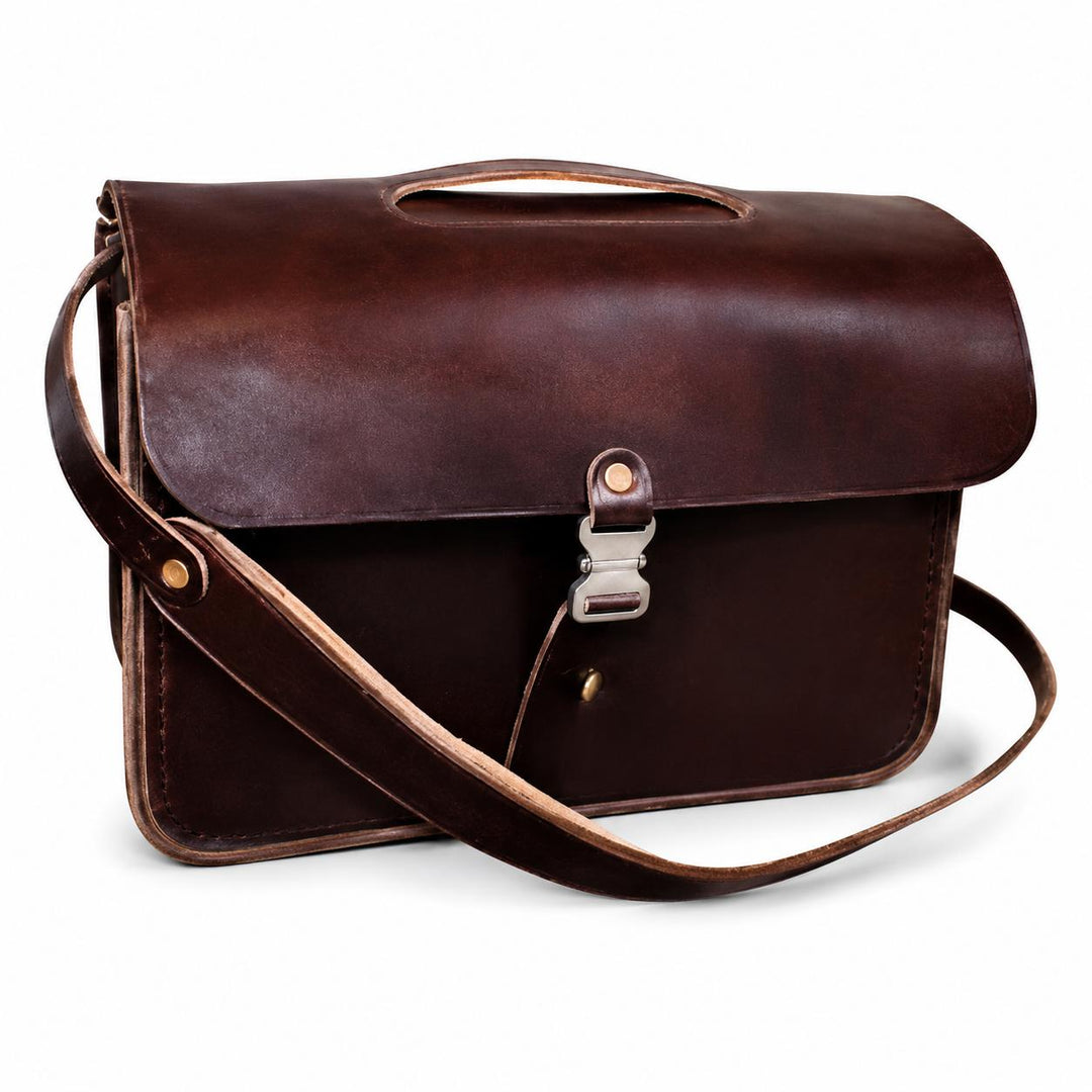 Mulholland Outfitters 14" Leather Sport Bag-Luggage-Kevin's Fine Outdoor Gear & Apparel