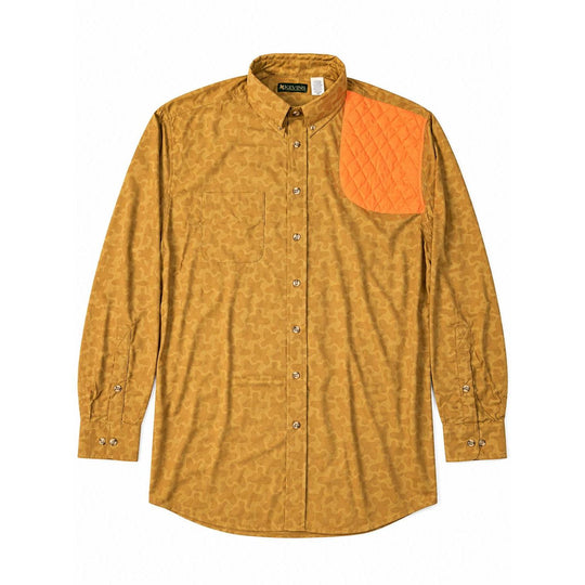 Kevin's Upland Bird Patterned Left Hand Long Sleeve Shooting Shirt-Men's Clothing-Bobwhite Quail-S-Kevin's Fine Outdoor Gear & Apparel