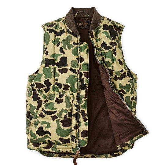 Filson Waxed Down Vest-Men's Clothing-Kevin's Fine Outdoor Gear & Apparel