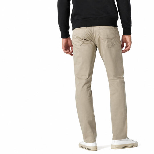 Mavi Men's Beige Matt Twill Stretch Jeans-Men's Clothing-Kevin's Fine Outdoor Gear & Apparel