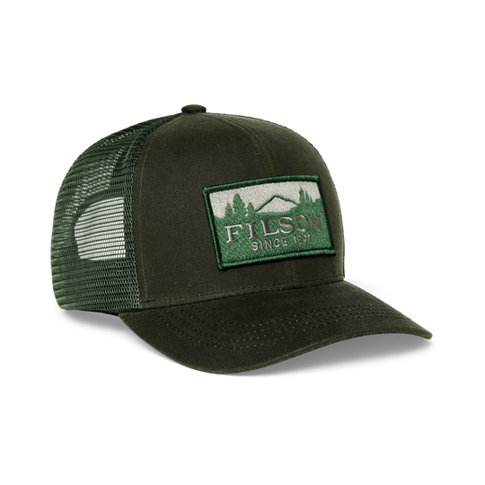 Filson Scenic Waxed Logger Mesh Cap