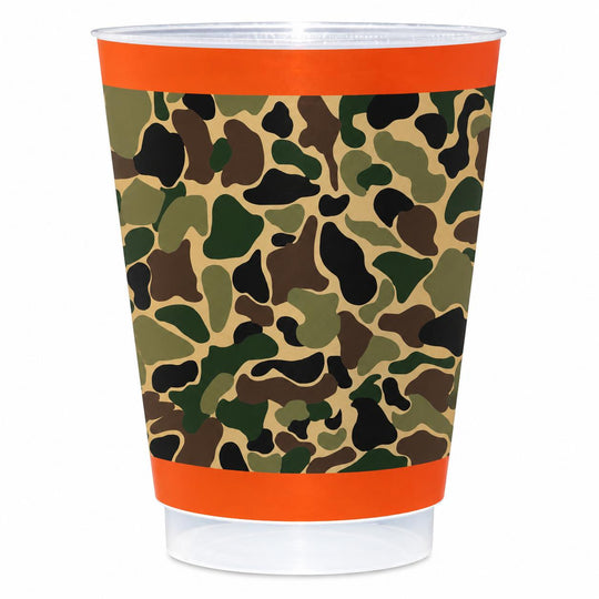 Kevin's Camo Custom Frosted Shatterproof Cups (8 pack)-Home/Giftware-Full Camo-Kevin's Fine Outdoor Gear & Apparel