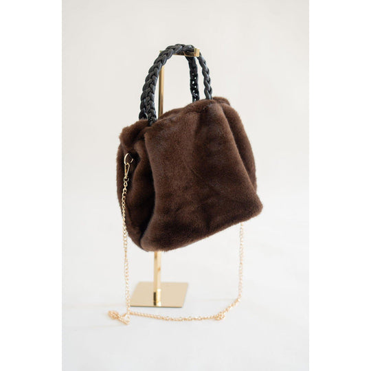 Heather Faux Fur Handbag