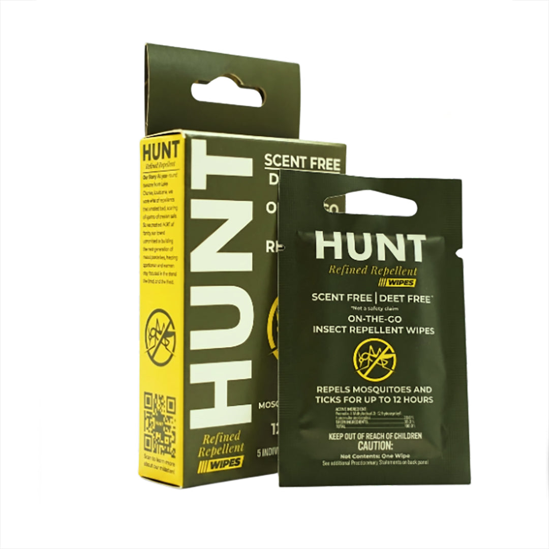 HUNT Refined 5 Pack Repellent Wipes-Hunting/Outdoors-Kevin's Fine Outdoor Gear & Apparel