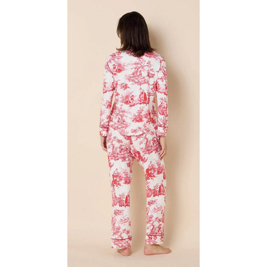 The Cat's Idle Hours Pima Knit Long Sleeve Pajama Set-Women's Clothing-Kevin's Fine Outdoor Gear & Apparel