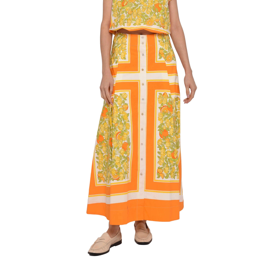 Love The Label Berri Midi Skirt-Women's Clothing-Kevin's Fine Outdoor Gear & Apparel