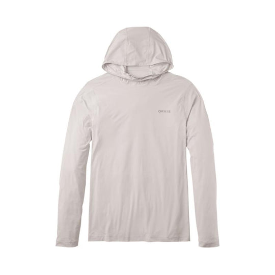Orvis Sun Defense Long-Sleeve Hoodie-Men's Clothing-Light Gray-S-Kevin's Fine Outdoor Gear & Apparel