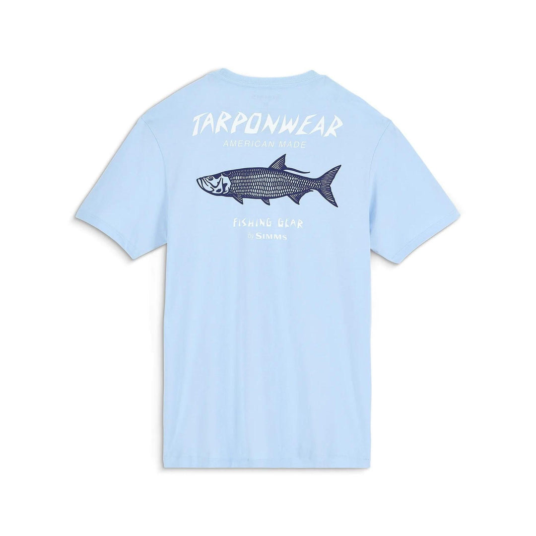 Simms Men's Tarponwear T-Shirt-Men's Clothing-Sky Blue-M-Kevin's Fine Outdoor Gear & Apparel
