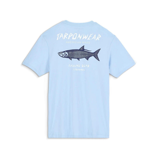 Simms Men's Tarponwear T-Shirt-Men's Clothing-Sky Blue-M-Kevin's Fine Outdoor Gear & Apparel