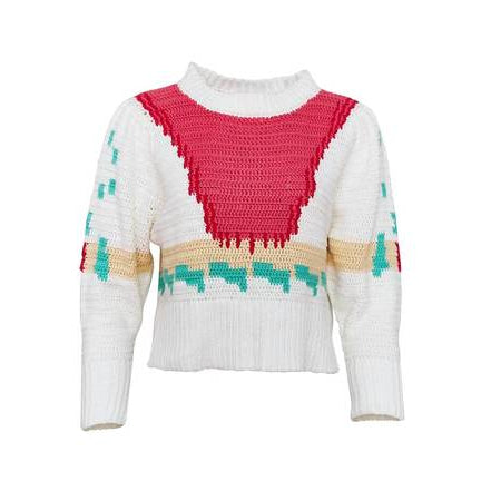 Hunter Bell Sully Pullover-Women's Clothing-White Multi-S-Kevin's Fine Outdoor Gear & Apparel