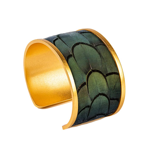 Brackish McKinney Pheasant Wide Cuff Bracelets-Jewelry-Kevin's Fine Outdoor Gear & Apparel