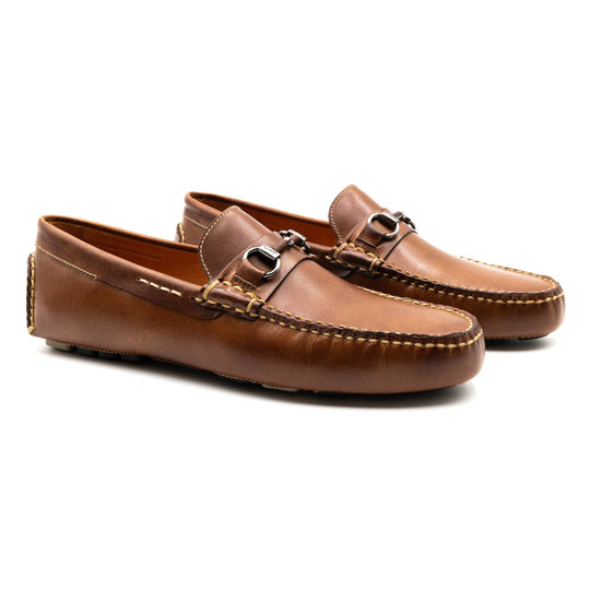 Martin Dingman Monte Carlo Oiled Saddle Leather Horse Bit Loafer-Footwear-Kevin's Fine Outdoor Gear & Apparel