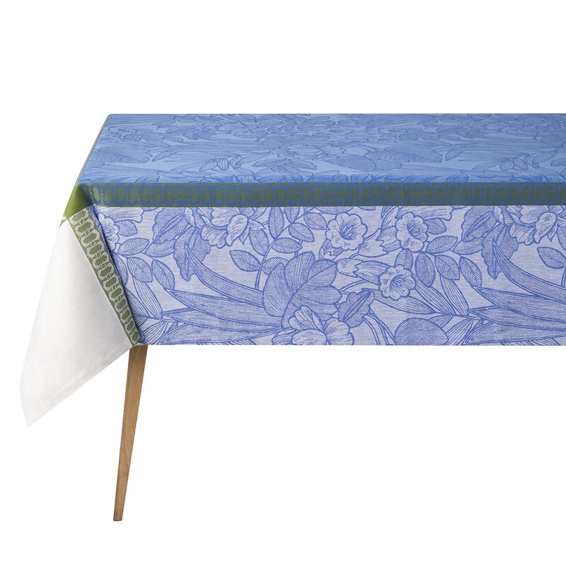 Escapade European Tropical Linen Tablecloth-Home/Giftware-Blue-69" X 69"-Kevin's Fine Outdoor Gear & Apparel
