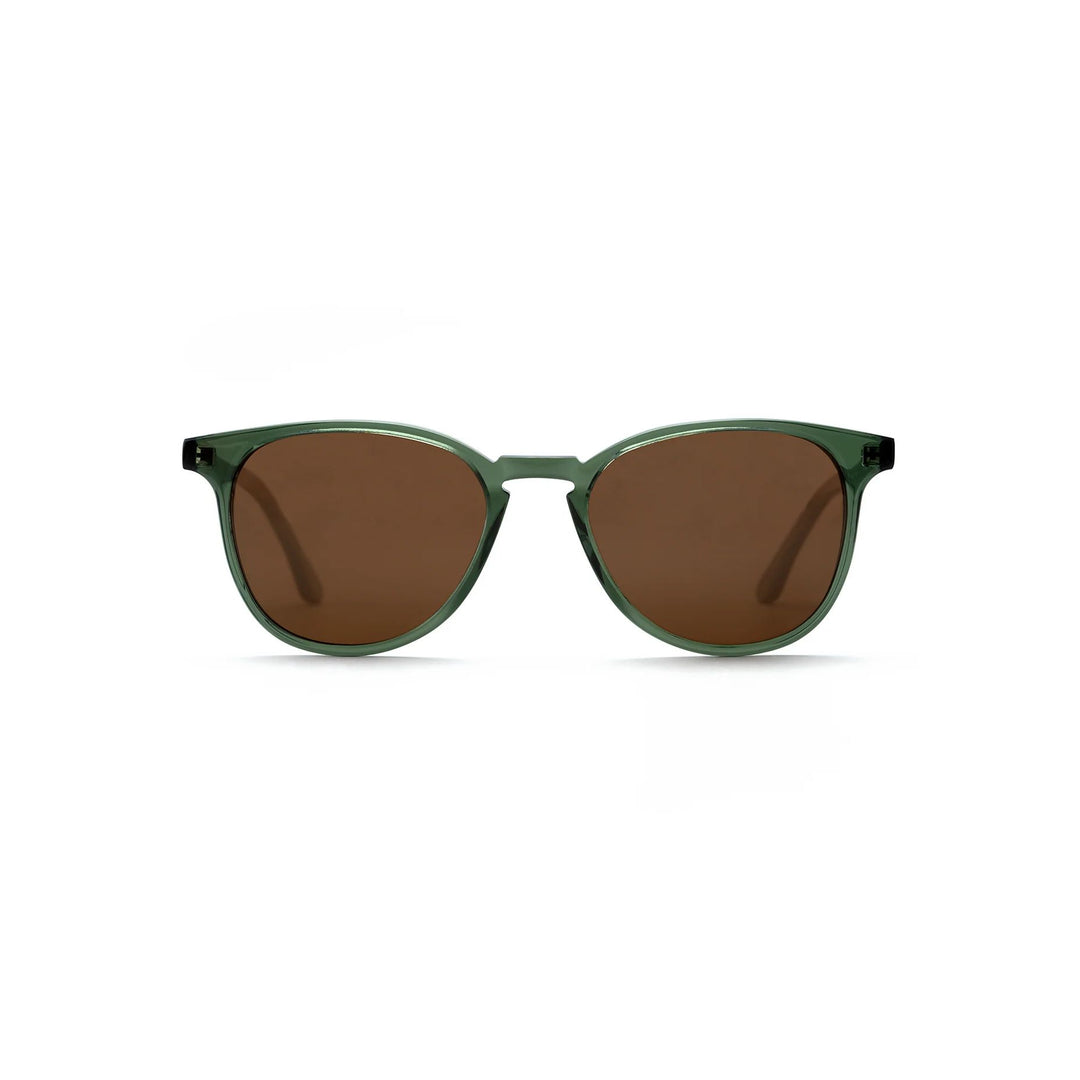 Krewe "Olivier" Sunglasses-Sunglasses-Bottle Green-Amber (P)-Kevin's Fine Outdoor Gear & Apparel
