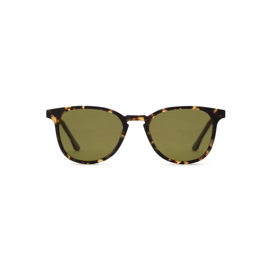 Krewe "Olivier" Sunglasses-Sunglasses-Matte Brindle + Black-Grass Green (P)-Kevin's Fine Outdoor Gear & Apparel