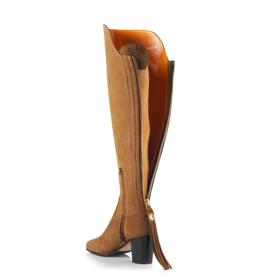 Fairfax & Favor Women's Heeled Amira Over-the-Knee Suede Boot-Women's Footwear-Kevin's Fine Outdoor Gear & Apparel