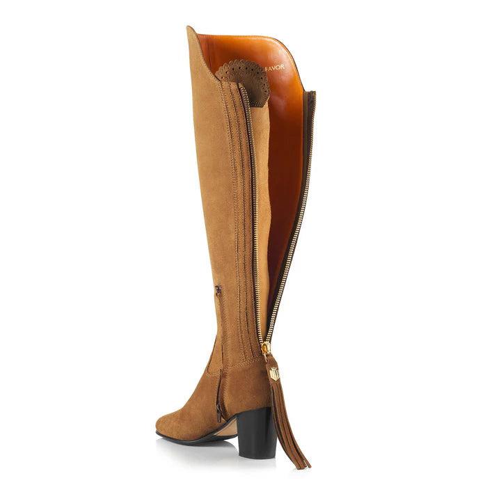 Fairfax & Favor Women's Heeled Amira Over-the-Knee Suede Boot-Women's Footwear-Kevin's Fine Outdoor Gear & Apparel