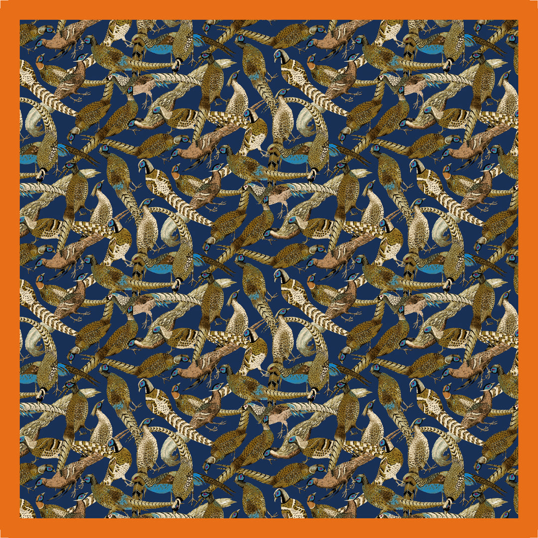 Kevin's Upland Bandanas-Pheasant/ Navy-Kevin's Fine Outdoor Gear & Apparel