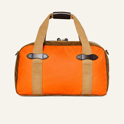 Filson Tin Cloth Small Duffle Bag-Luggage-Dark Tan/ Flame-Kevin's Fine Outdoor Gear & Apparel