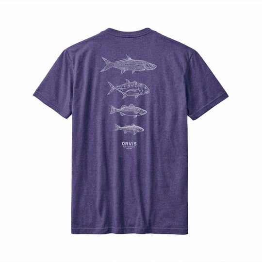 Orvis Saltwater Fish Tee-Men's Clothing-Mountain Dusk-S-Kevin's Fine Outdoor Gear & Apparel