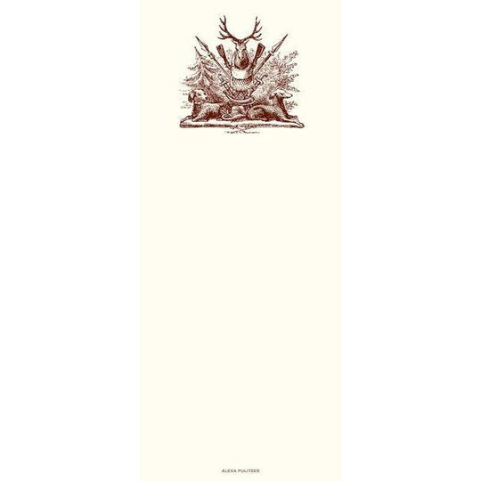Long Note Pad by Alexa Pulitzer-Home/Giftware-Hunting Crest-Kevin's Fine Outdoor Gear & Apparel