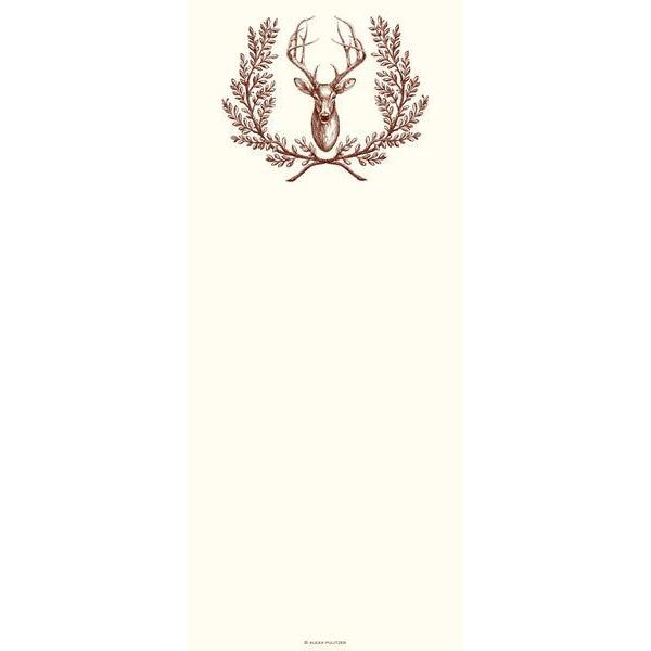Long Note Pad by Alexa Pulitzer-Home/Giftware-Doe Wreath-Kevin's Fine Outdoor Gear & Apparel