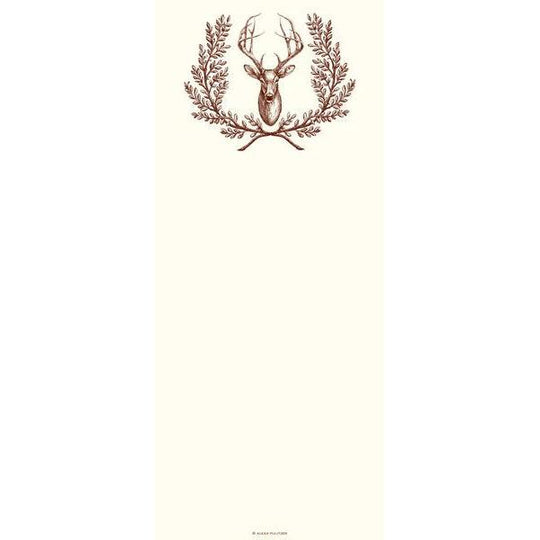 Long Note Pad by Alexa Pulitzer-Home/Giftware-Doe Wreath-Kevin's Fine Outdoor Gear & Apparel