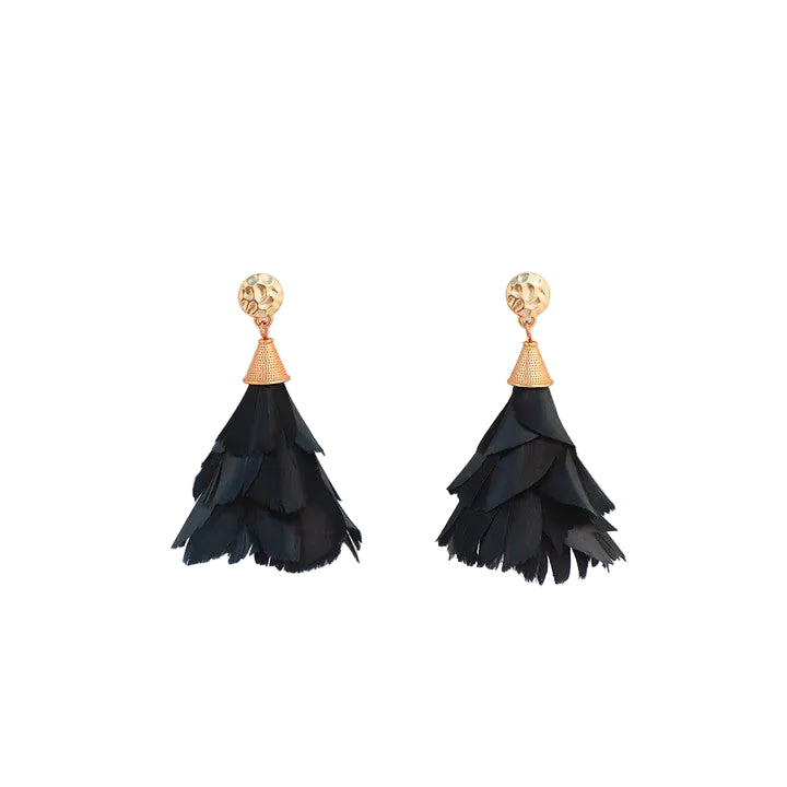 Brackish Parades Goose Feather Earrings-Jewelry-Petite-Kevin's Fine Outdoor Gear & Apparel